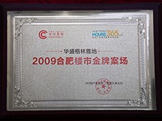 2009年度合肥樓市金牌案場(chǎng)（華盛格林雅地）